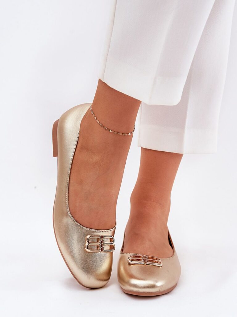 Baleriny Model Vinceza 62206 Gold - Step in style