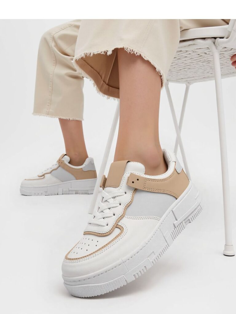 Damskie Sneakersy OASIS KHAKI - Inello