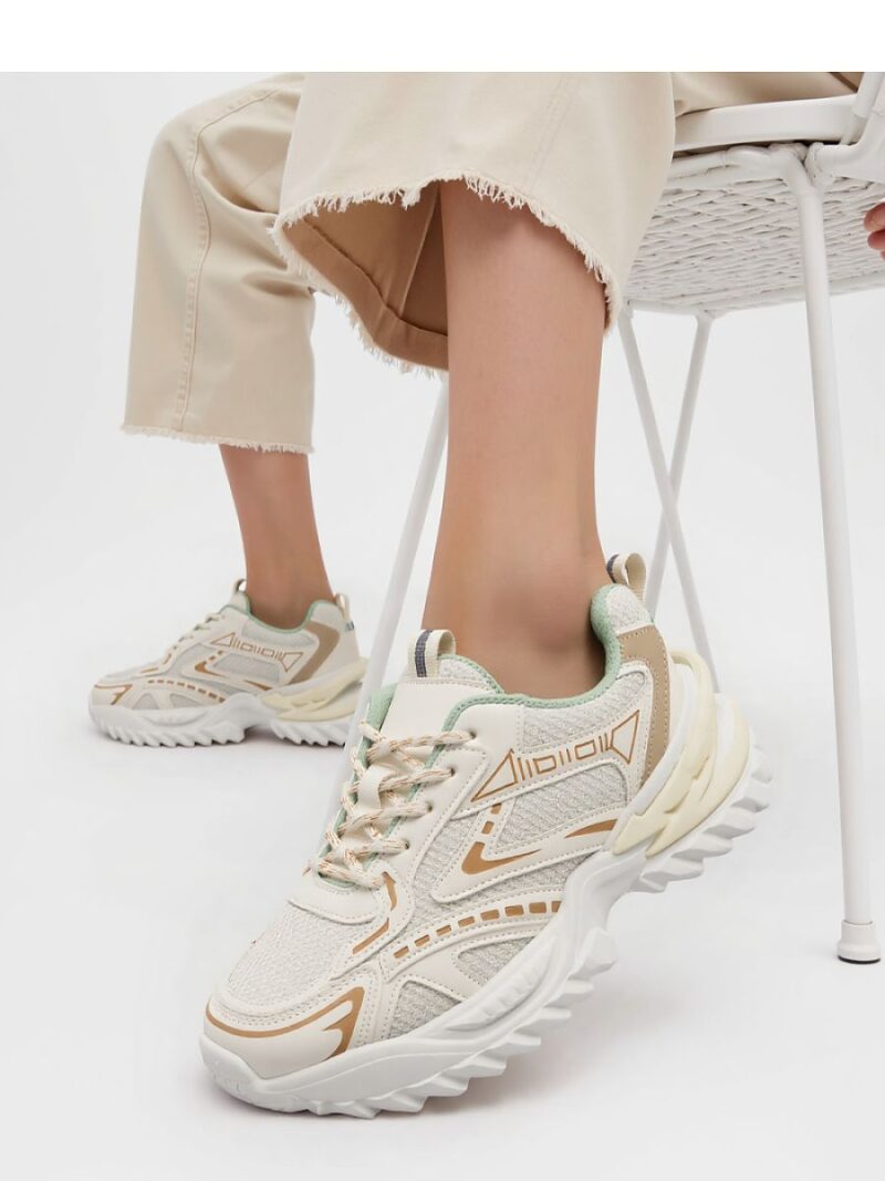 Damskie Sneakersy STORM X BEIGE - Inello - obrazek 4