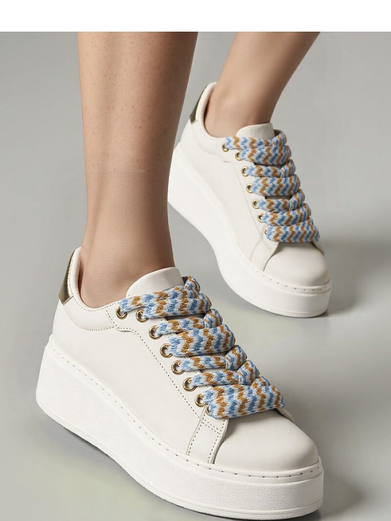 Damskie Sneakersy ZARAX ? Beige - Inello - obrazek 2