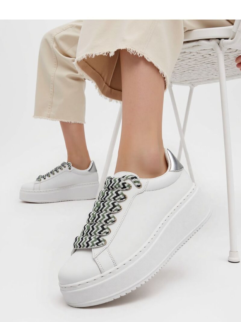 Damskie Sneakersy ZARAX ? White - Inello - obrazek 2