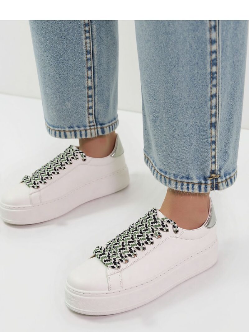 Damskie Sneakersy ZARAX ? White - Inello - obrazek 3