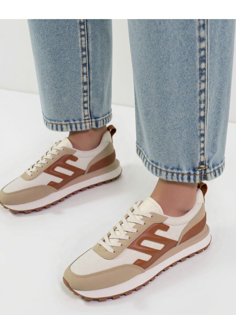 Damskie Sneakersy VENTO ? Beige - Inello