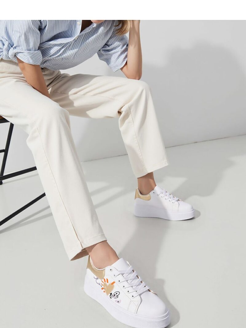 Damskie Sneakersy LUMIX GOLD - Inello - obrazek 2