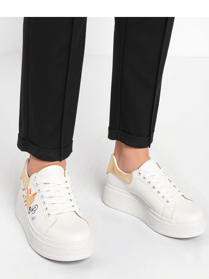 Damskie Sneakersy LUMIX GOLD - Inello - obrazek 4