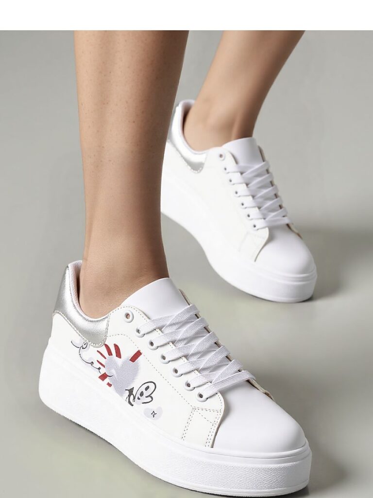 Damskie Sneakersy LUMIX - SILVER - Inello