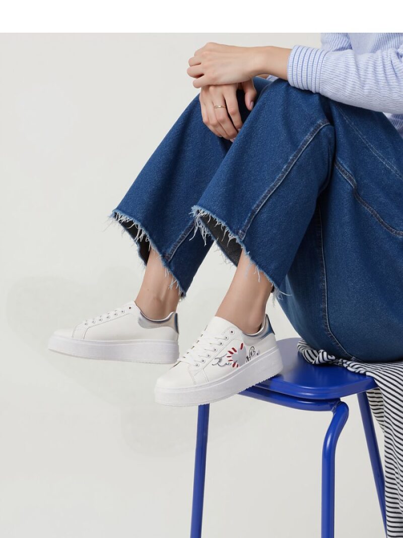Damskie Sneakersy LUMIX - SILVER - Inello - obrazek 3