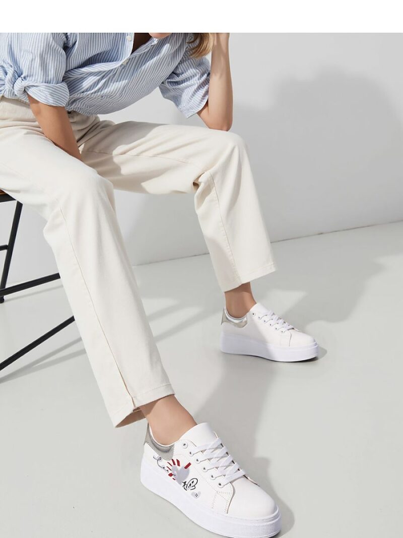 Damskie Sneakersy LUMIX - SILVER - Inello - obrazek 4