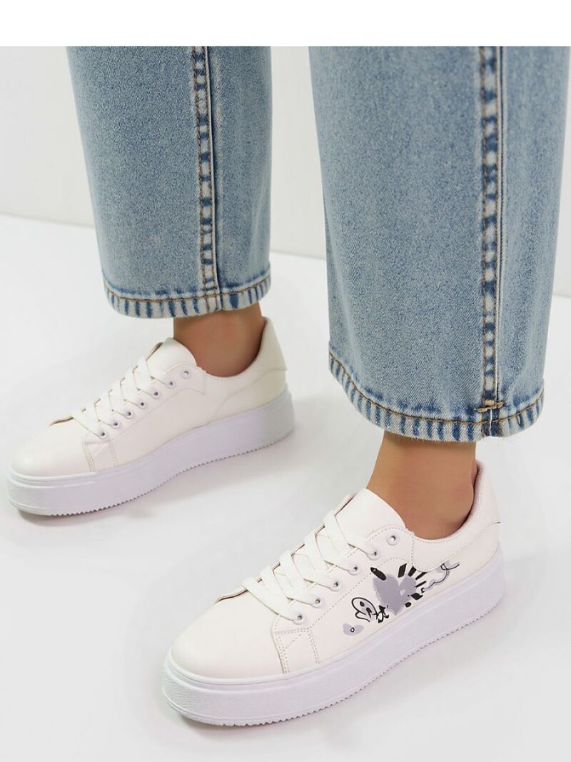Damskie Sneakersy LUMIX ? White - Inello - obrazek 2