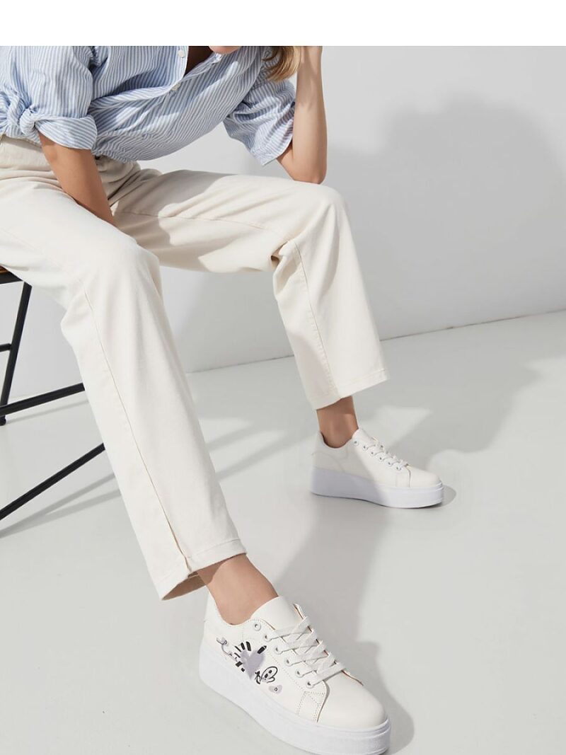 Damskie Sneakersy LUMIX ? White - Inello - obrazek 4