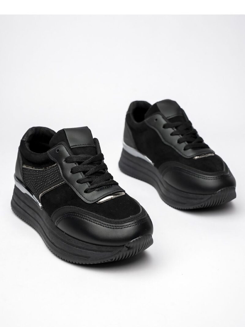 Damskie Sneakersy VELMIA BLACK - Inello