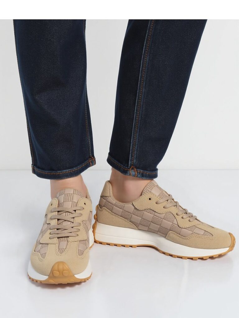 Damskie Sneakersy RENVOX? Khaki - Inello