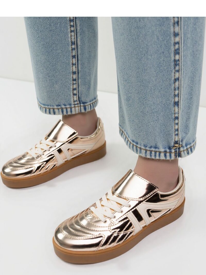 Damskie Sneakersy XERON ? GOLD - Inello - obrazek 3
