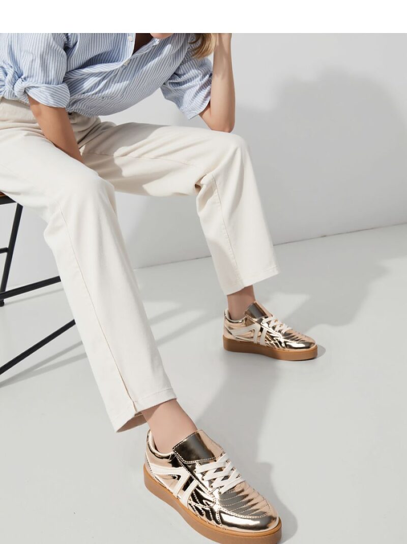 Damskie Sneakersy XERON ? GOLD - Inello - obrazek 4