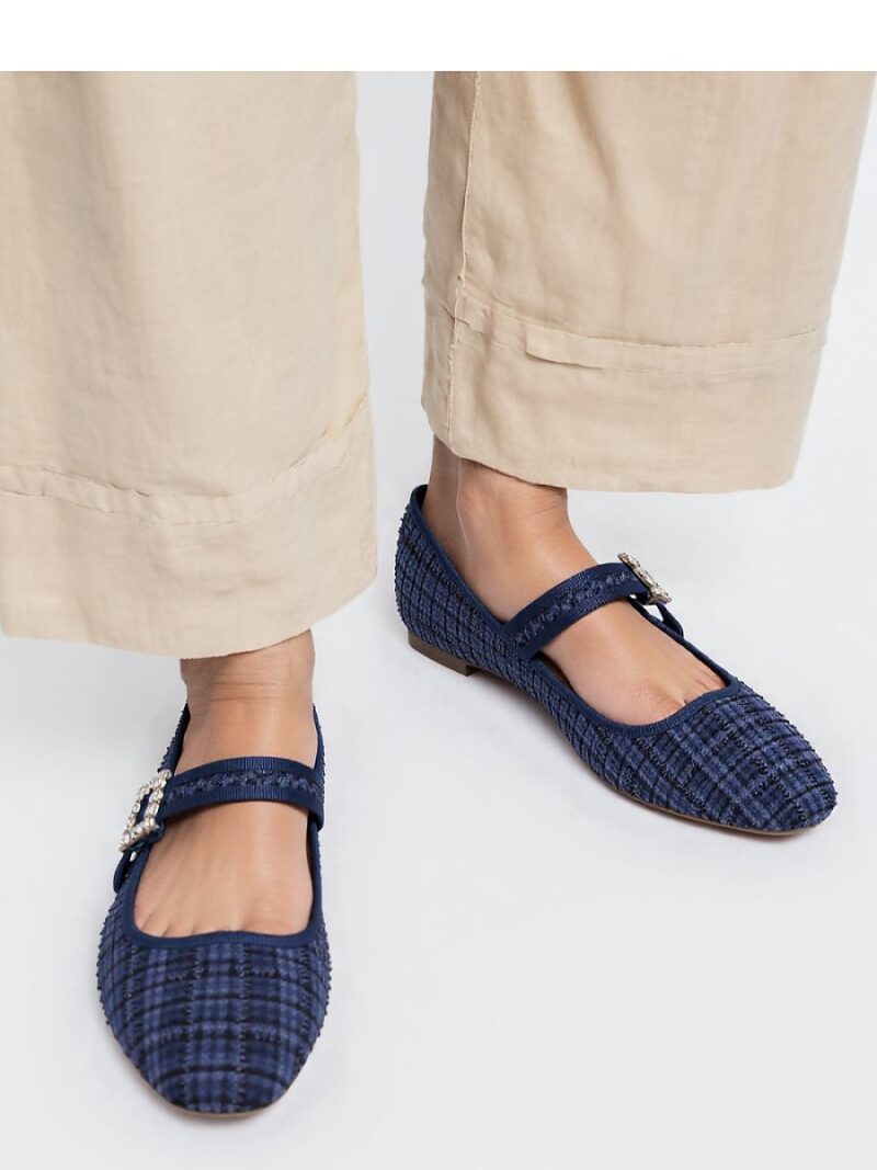 Damskie Baleriny ELIORA ? BLUE - Inello - obrazek 2
