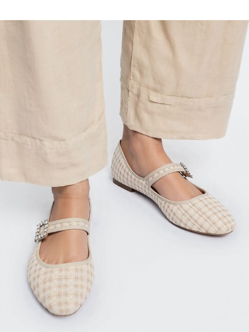 Damskie Baleriny ELIORA ? BEIGE - Inello - obrazek 2
