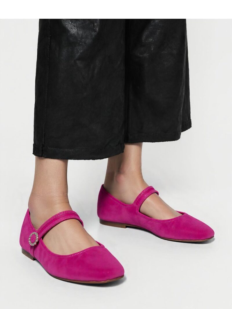 Damskie Baleriny VINTAGE CHARM ? FUSHIA - Inello - obrazek 3