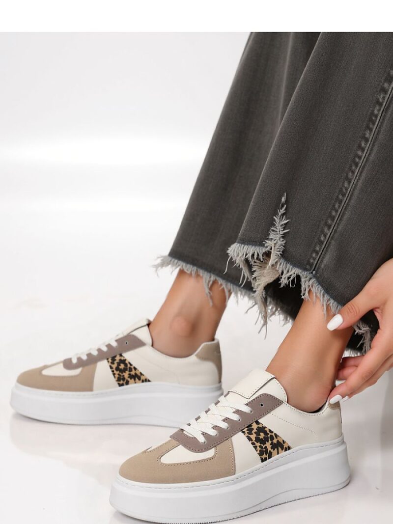 Damskie Sneakersy CITY CHIC KHAKI - Inello