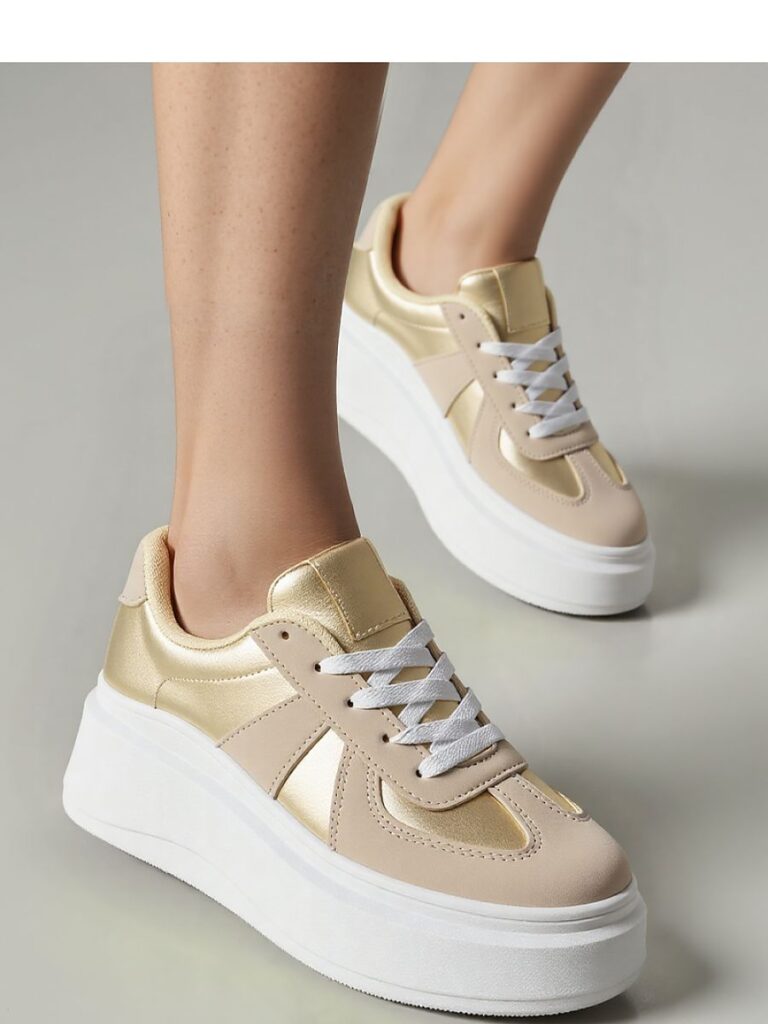 Damskie Sneakersy CITY CHIC GOLD - Inello