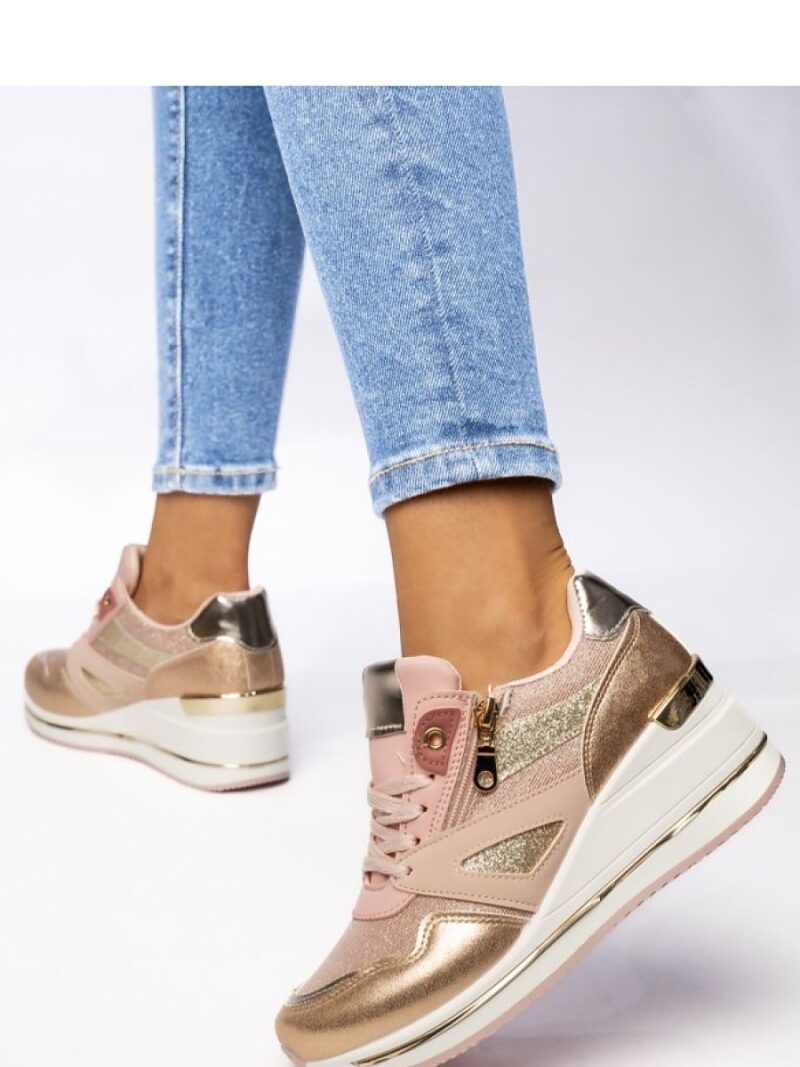 Damskie Sneakersy VELORA PINK - Inello - obrazek 3