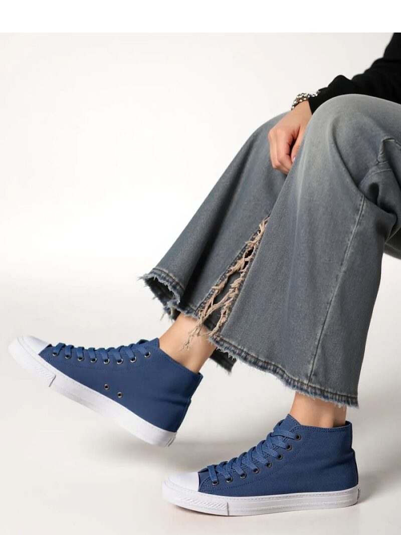 Damskie Trampki LIVIO JEANS BLUE - Inello - obrazek 3