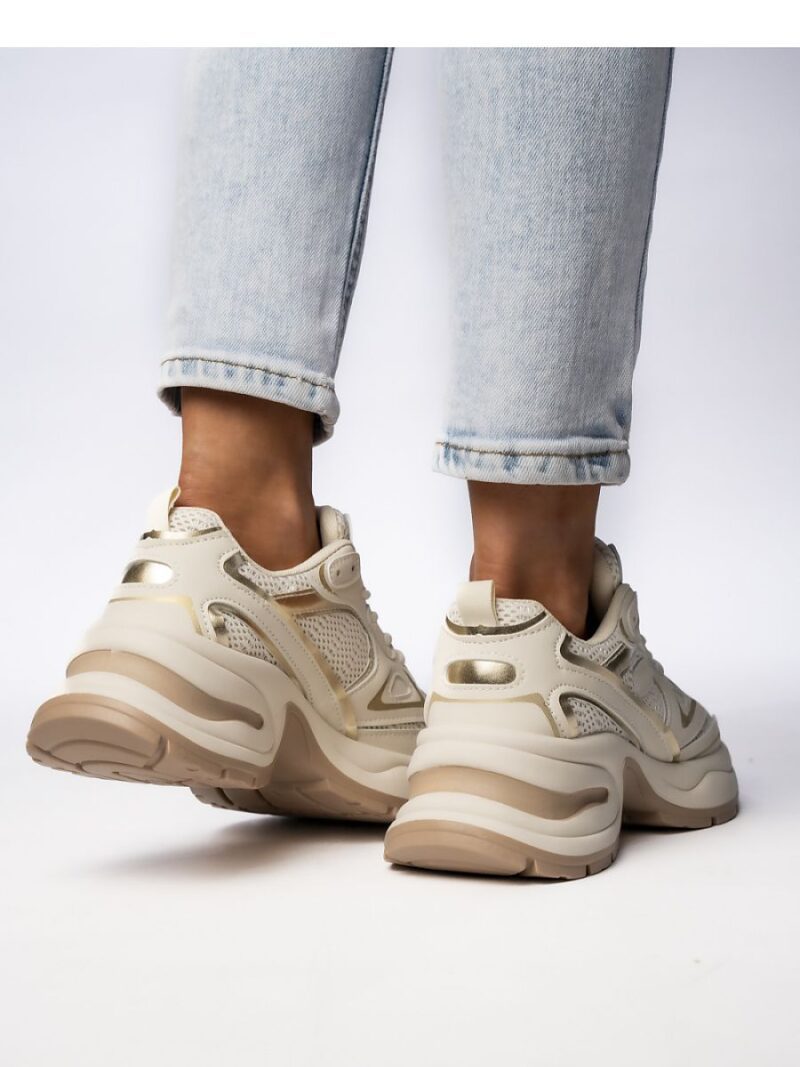 Damskie Sneakersy ASTORIA BEIGE - Inello - obrazek 3