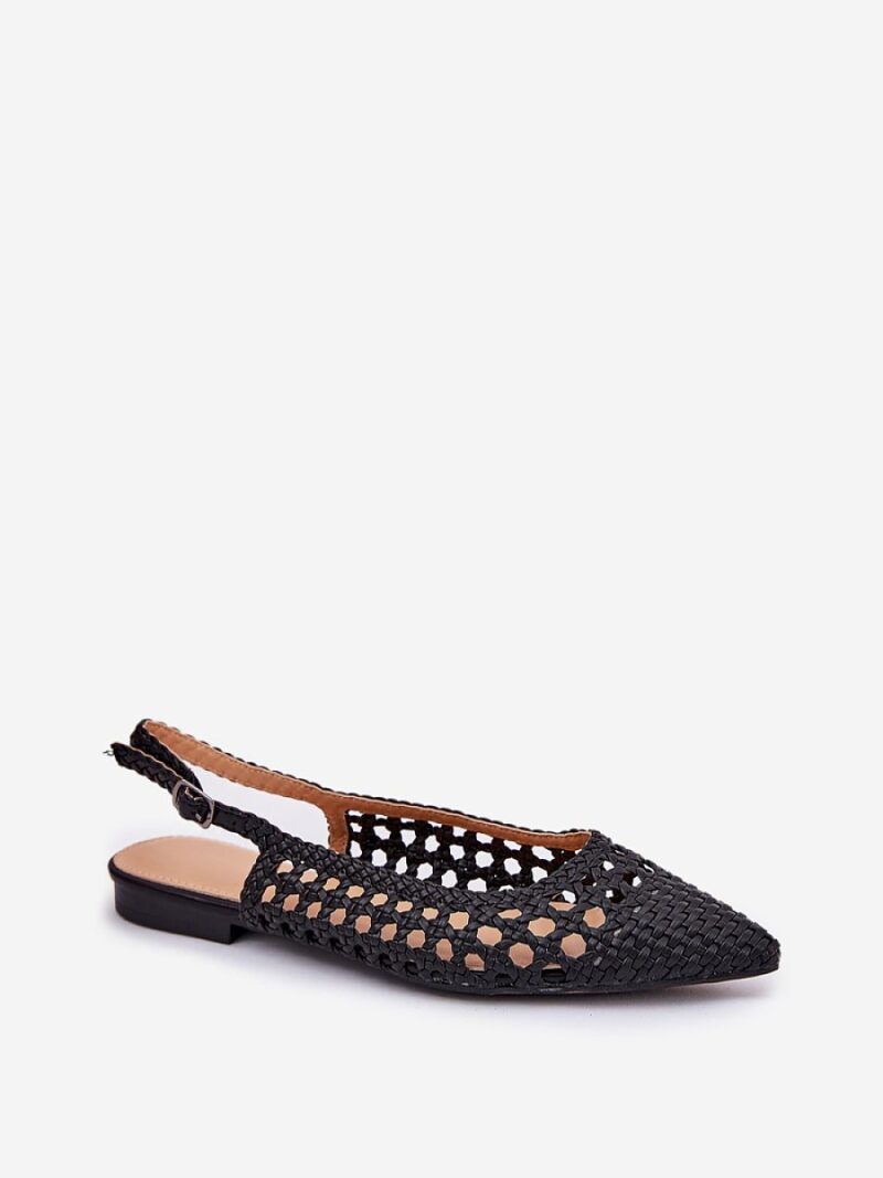 Baleriny Model Carollese FY35-3 Black - Step in style - obrazek 2