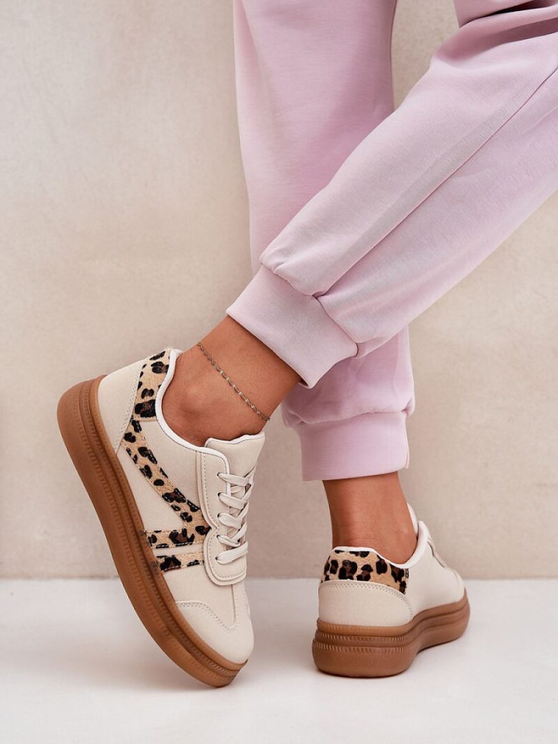 Buty Sportowe Model Totter PC2815 Beige - Step in style - obrazek 3