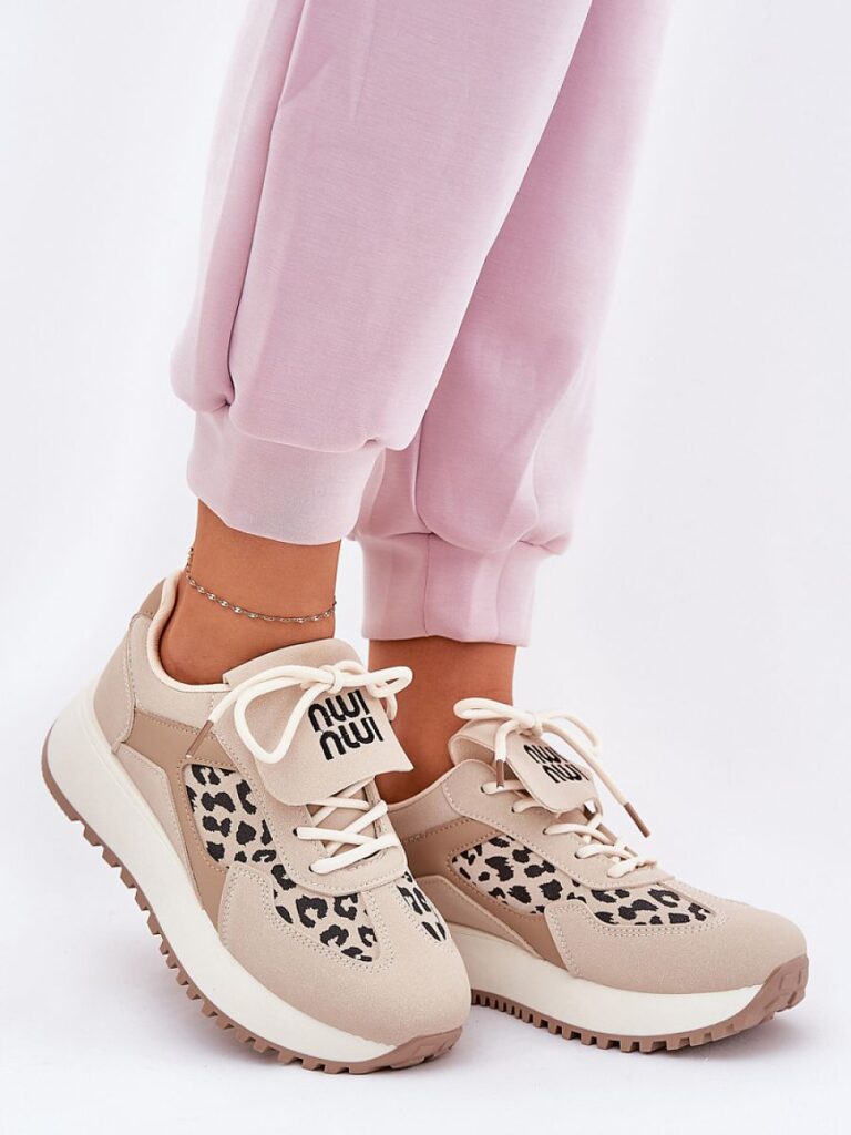 Buty Sportowe Model Pumbes 88220 Beige - Step in style
