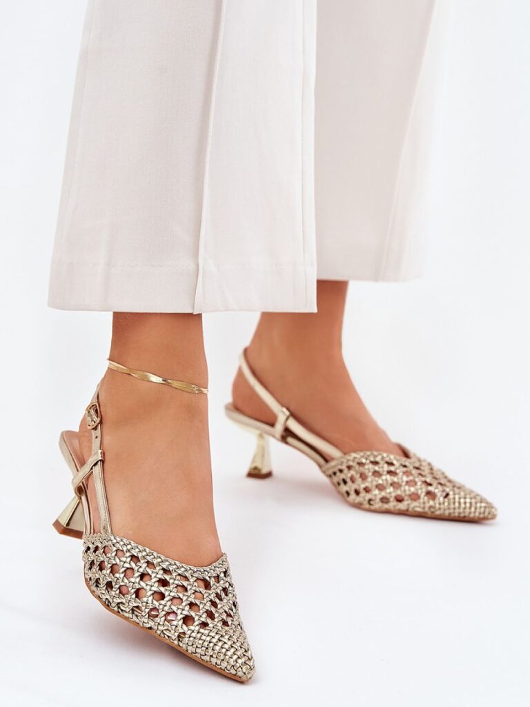 Szpilki Model Umirana 8338-302 Gold - Step in style