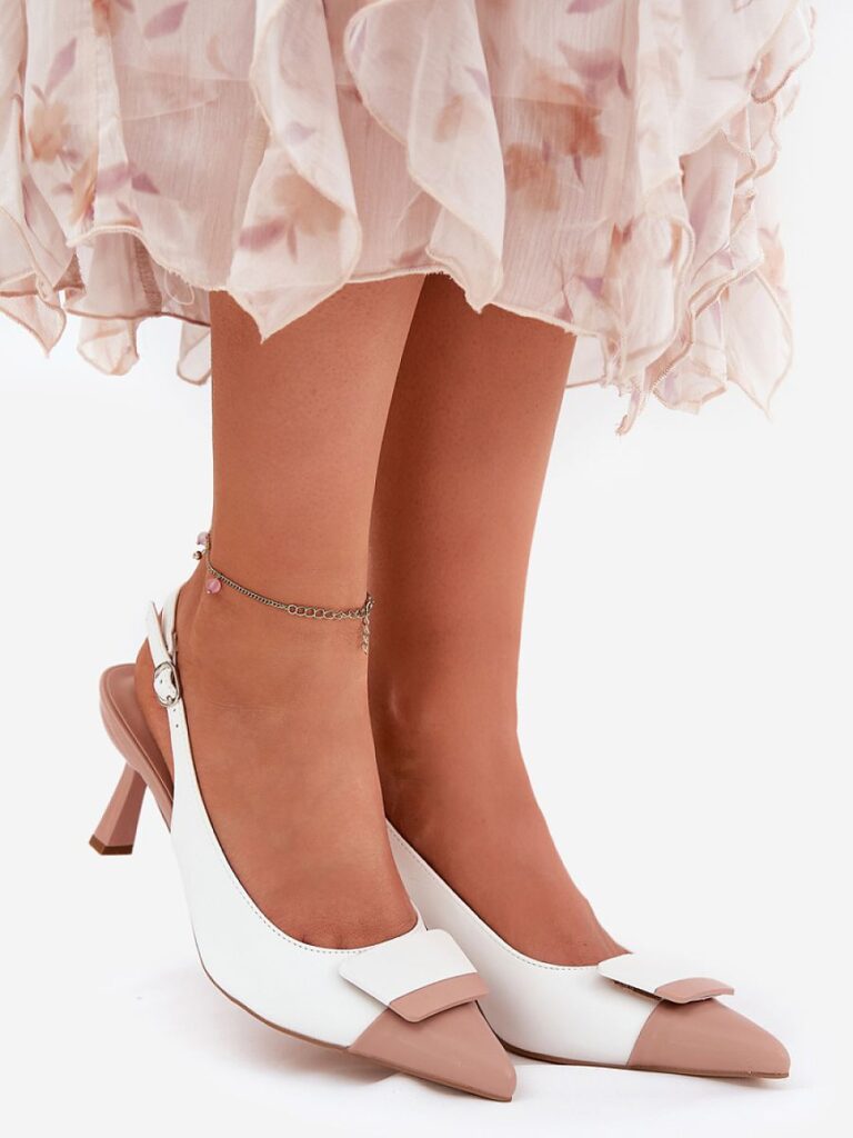 Szpilki Model Ottoles 55-A12 White - Step in style