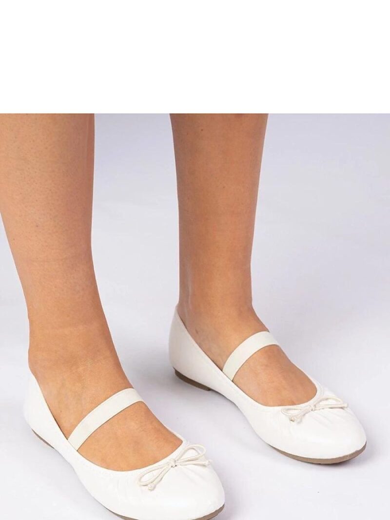 Baleriny Model Lerona HY88-51 White - PRIMO - obrazek 2