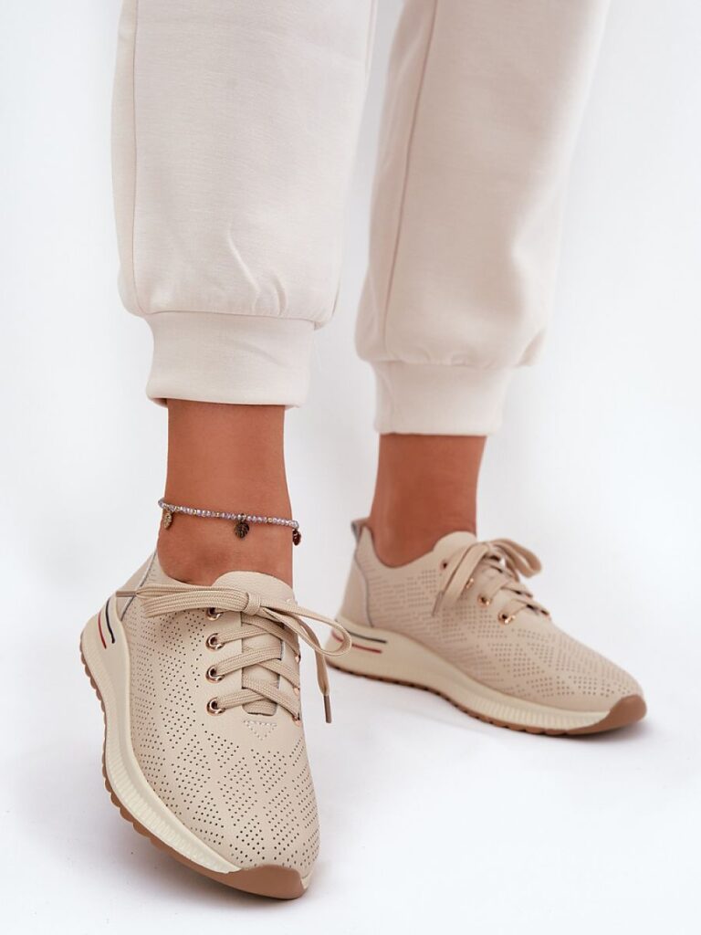 Buty Sportowe Model Artiker 54C1759 Beige - Step in style