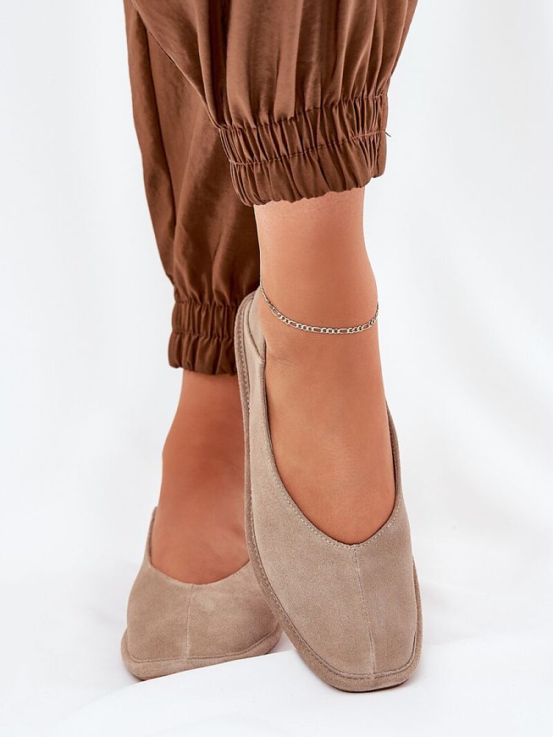 Baleriny Model Big Star RR274082 Beige - Step in style - obrazek 3
