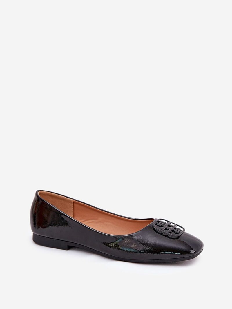 Baleriny Model Vinceza 17377 Black - Step in style - obrazek 2