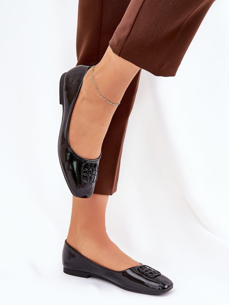 Baleriny Model Vinceza 17377 Black - Step in style - obrazek 3