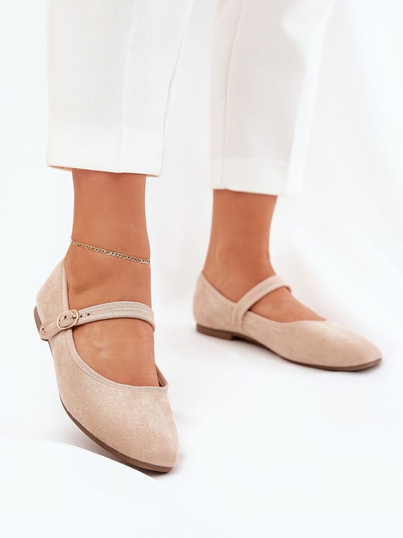 Baleriny Model Vikilora L2850 Beige - Step in style