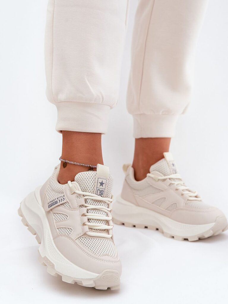 Buty Sportowe Model Prononice 25SP36-8511 Beige - Step in style