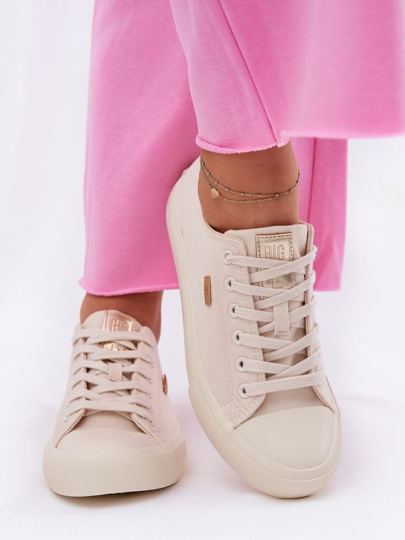 Trampki Model Big Star RR274768 Beige - Step in style - obrazek 3