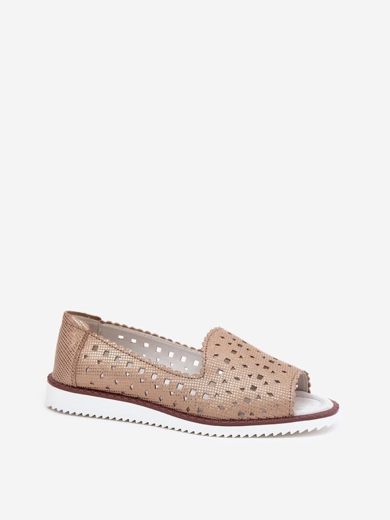 Baleriny Model S.Barski LR51-922 Gold - Step in style - obrazek 2