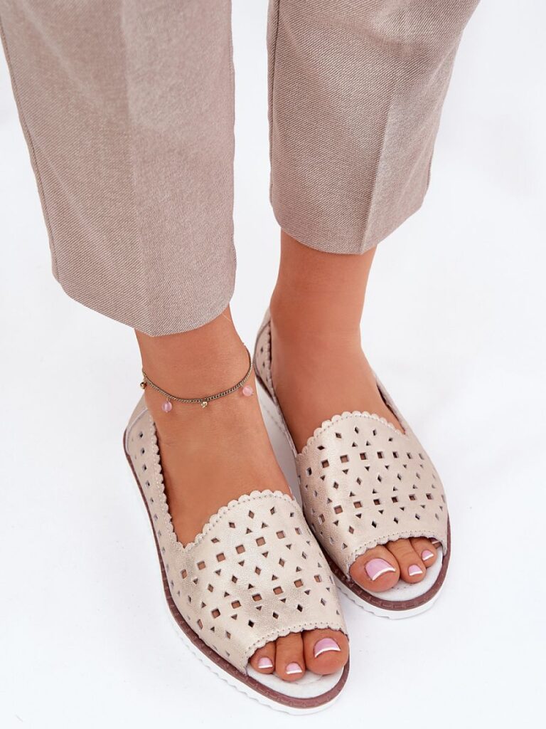 Baleriny Model S.Barski LR51-922 Beige - Step in style