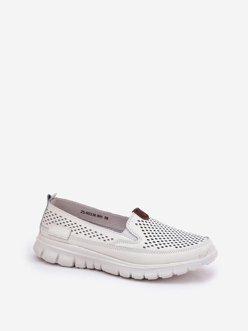 Baleriny Model Vinceza 95336 White - Step in style - obrazek 2