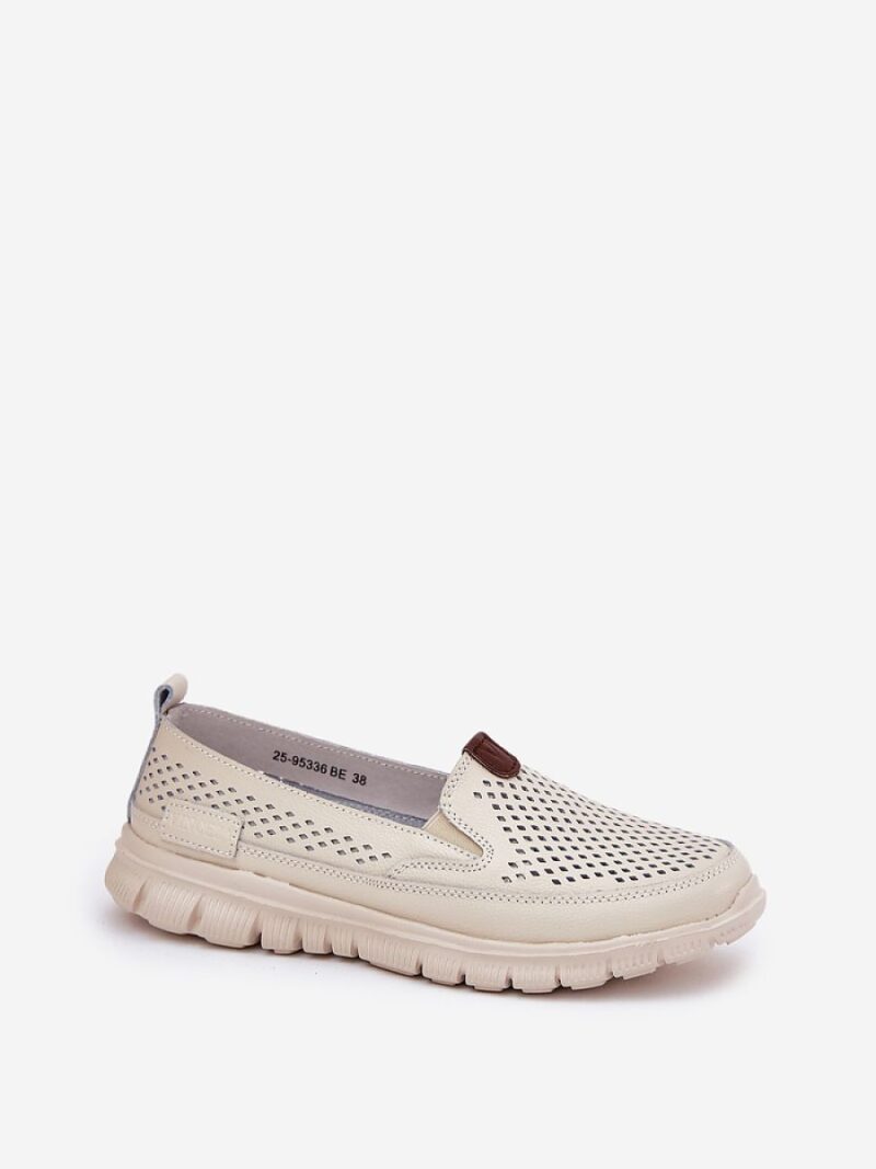 Baleriny Model Vinceza 95336 Beige - Step in style - obrazek 2