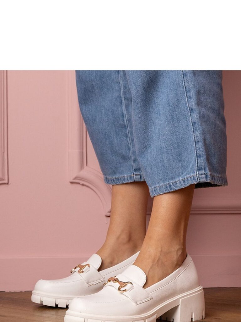Półbuty Model Marela 1-703 White - PRIMO