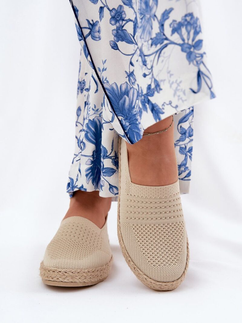 Espadryle Model Vinceza 13624 Beige - Step in style - obrazek 3