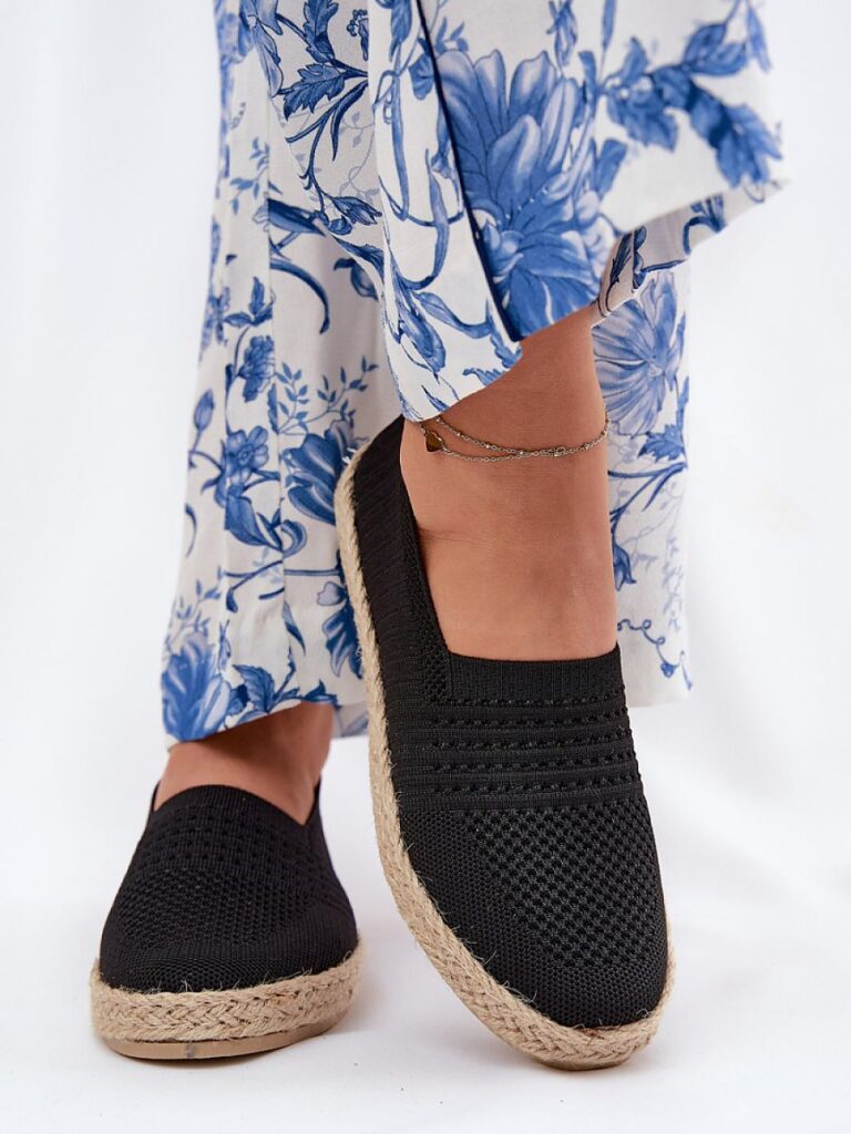 Espadryle Model Vinceza 13624 Black - Step in style
