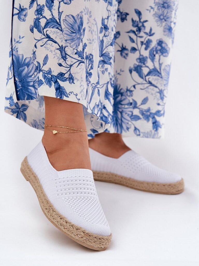 Espadryle Model Vinceza 13624 White - Step in style