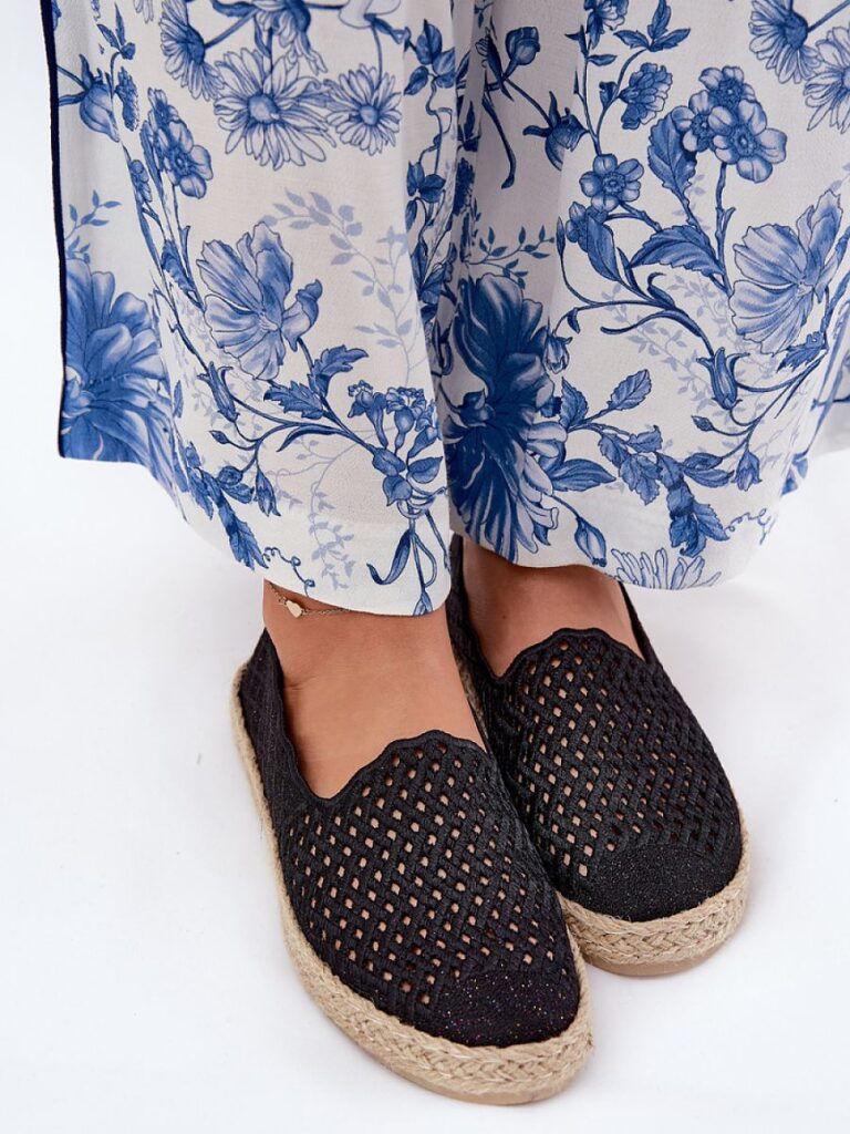Espadryle Model Vinceza 13625 Black - Step in style