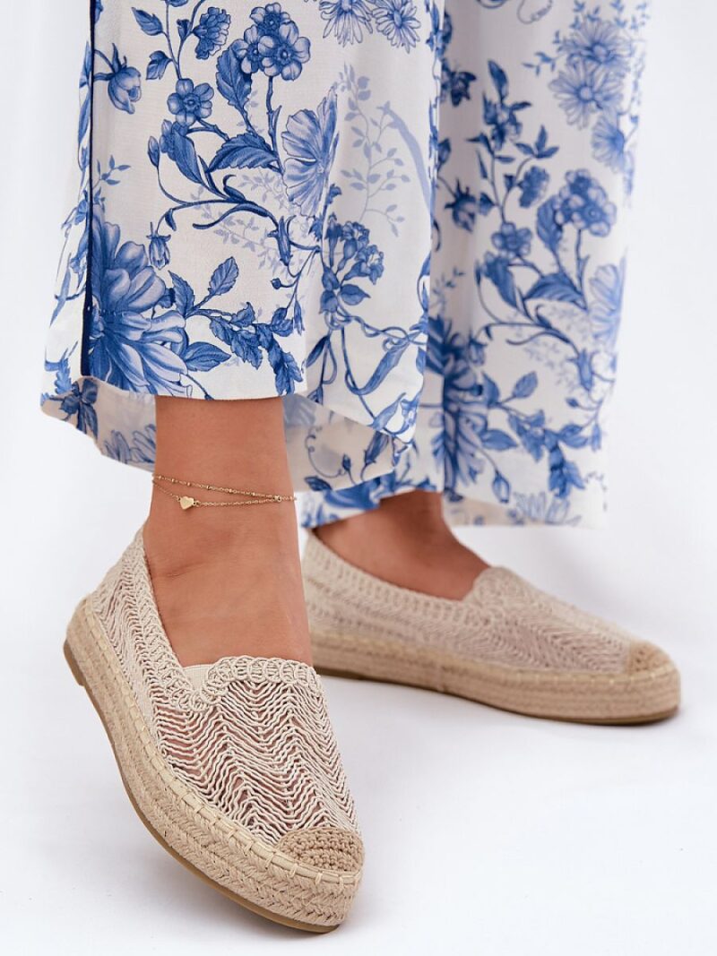 Espadryle Model Vinceza 17392 Beige - Step in style