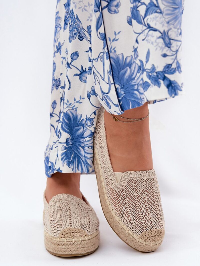 Espadryle Model Vinceza 17392 Beige - Step in style - obrazek 3